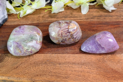 Fluorite Free Form Palm Stone