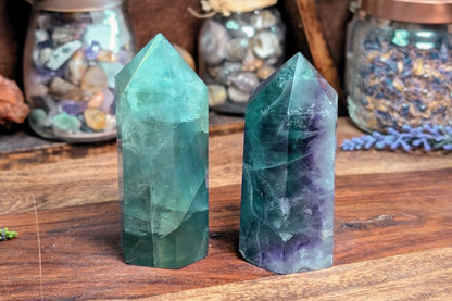 Fluorite Point 3"