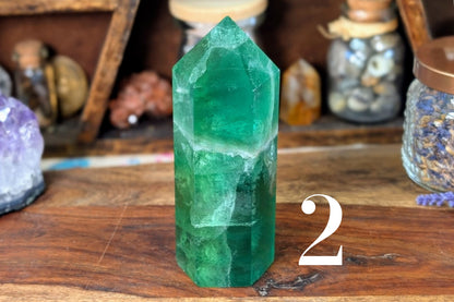 Fluorite Point 4"