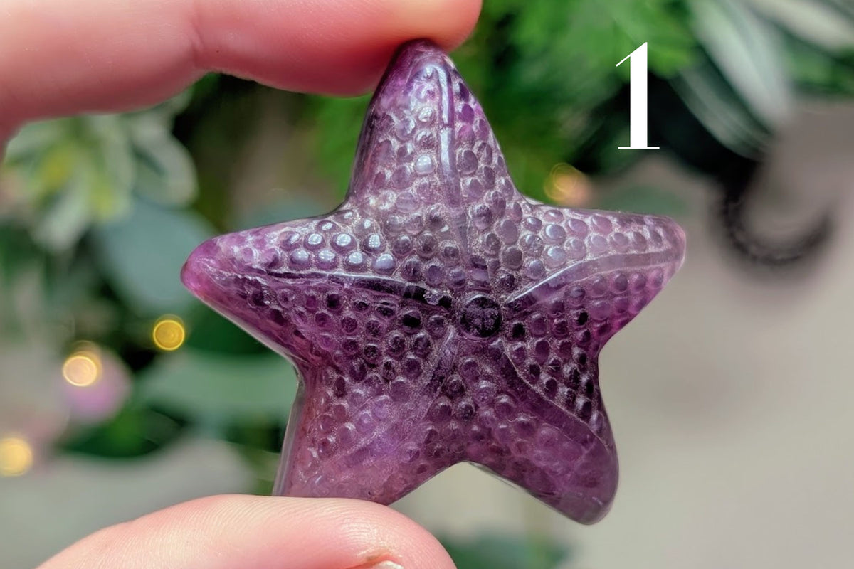 Fluorite Starfish