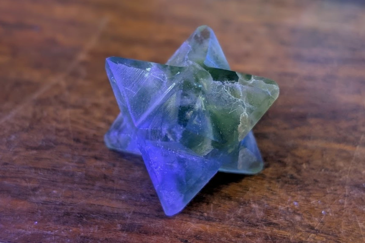 Fluorite Star Tetrahedron