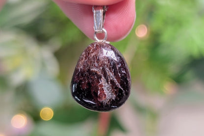 Garnet Tumbled Necklace