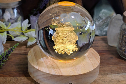 Glass Cauldron Sphere