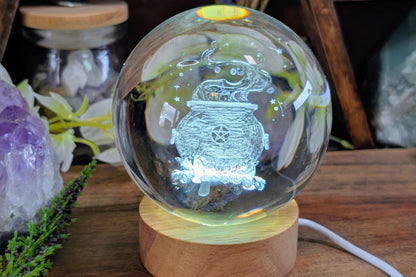 Glass Cauldron Sphere