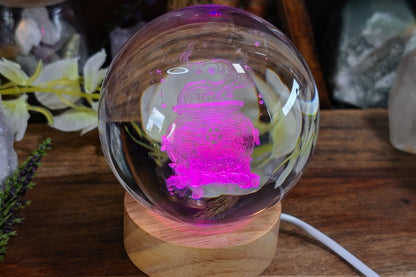 Glass Cauldron Sphere