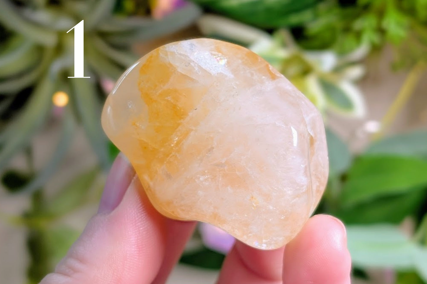 Golden Healer Quartz Pebble