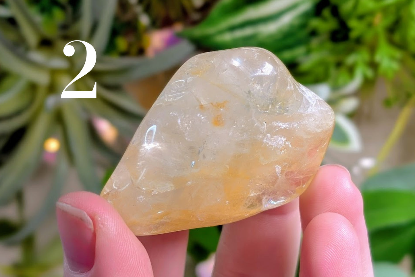 Golden Healer Quartz Pebble