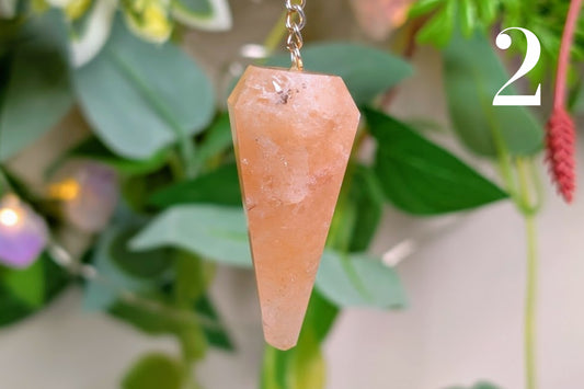 Golden Healer Quartz Pendulum