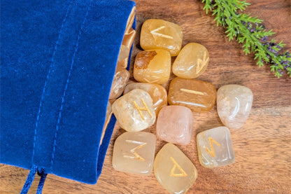 Golden Healer Quartz Runes