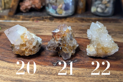 Golden Healer Spirit Quartz Cluster