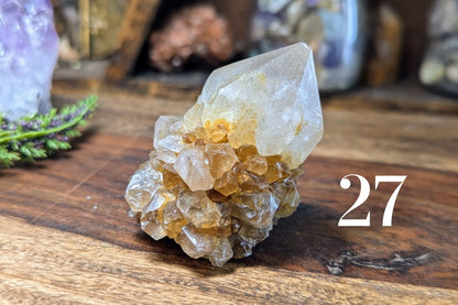Golden Healer Spirit Quartz Cluster