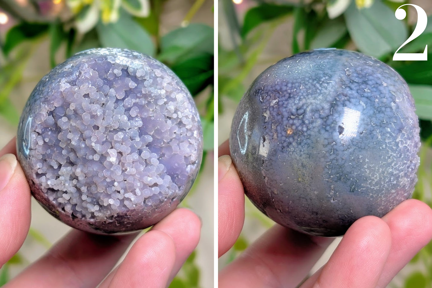 Grape Agate Sphere
