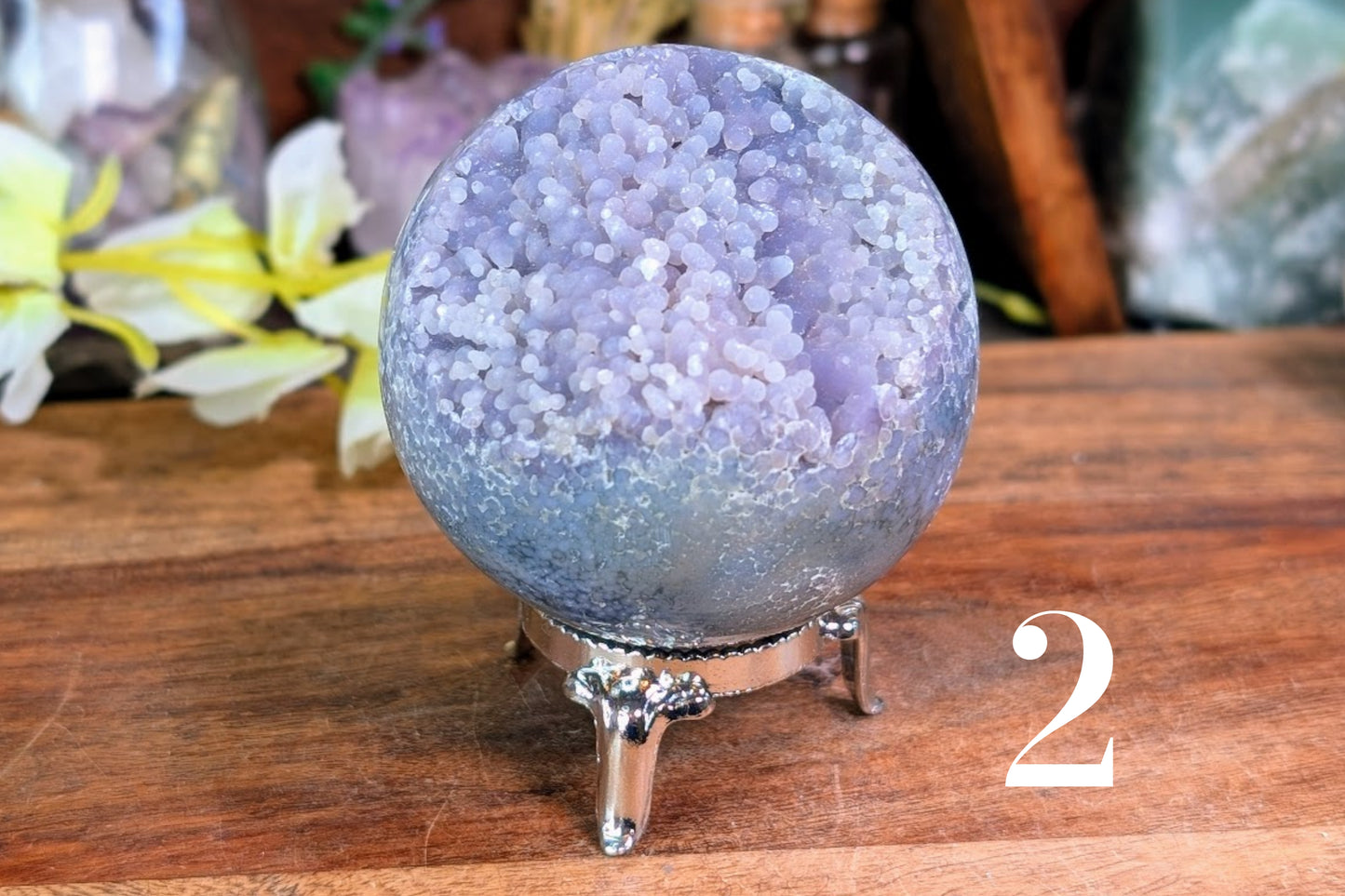 Grape Agate Sphere