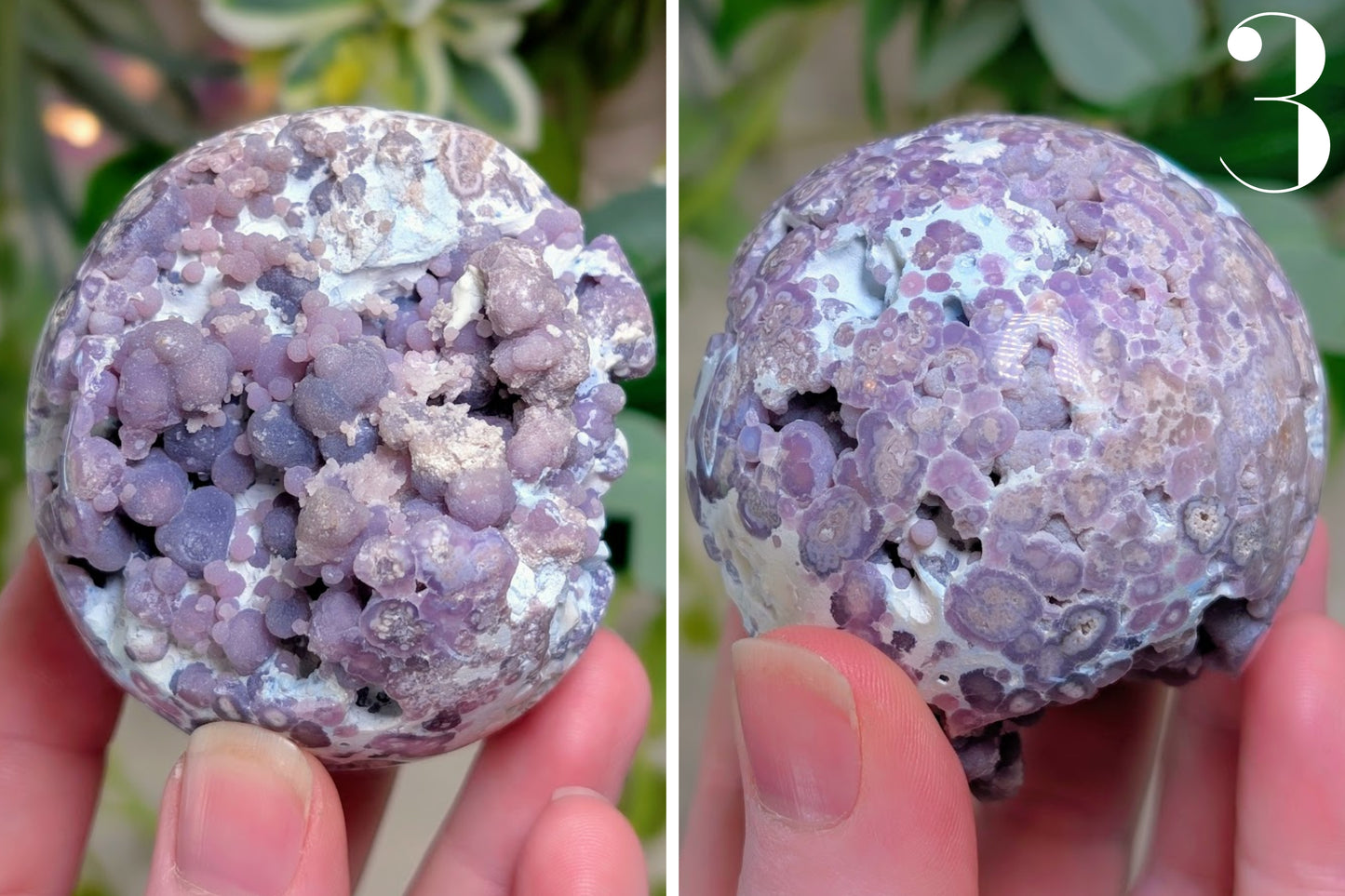 Grape Agate Sphere
