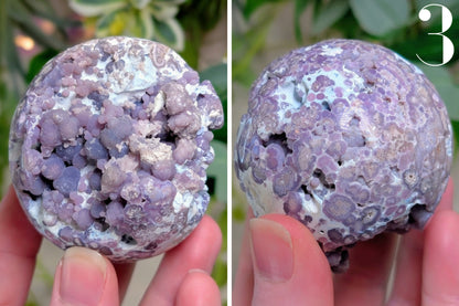 Grape Agate Sphere