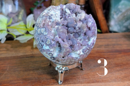 Grape Agate Sphere