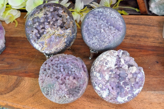 Grape Agate Sphere