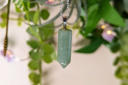 Green Aventurine Point Necklace