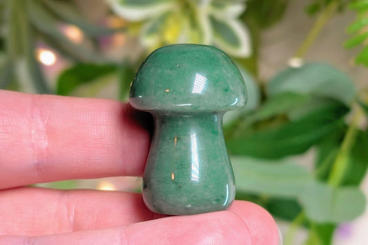 Green Aventurine Mushroom
