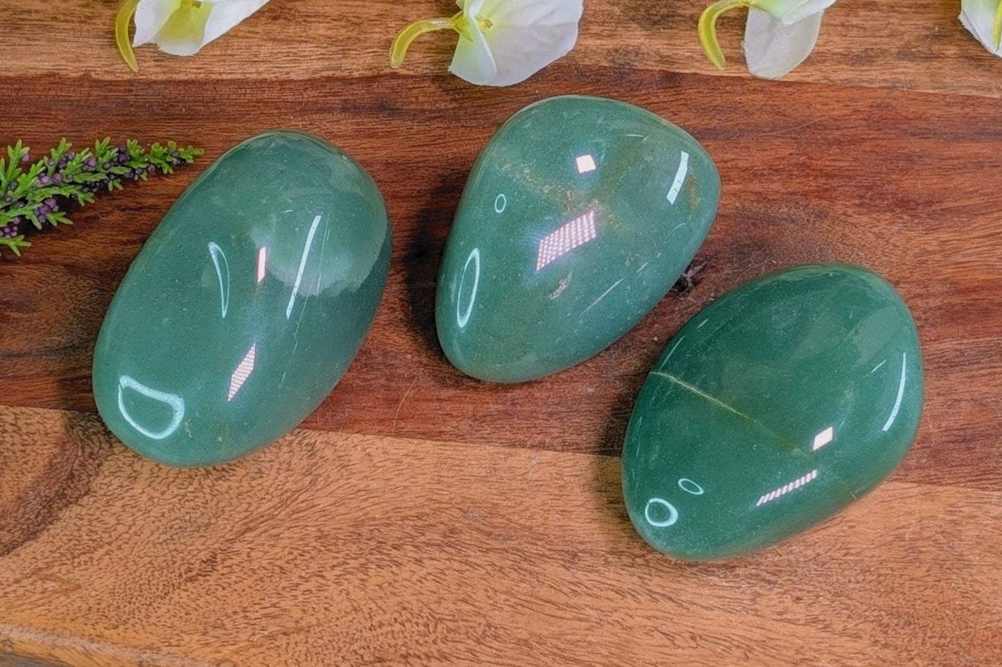 Green Aventurine Palm Stone