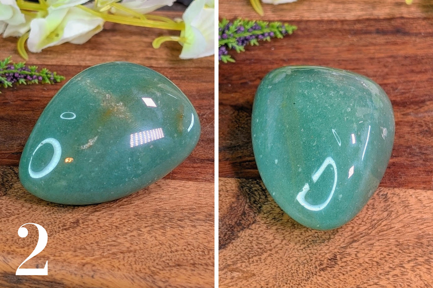 Green Aventurine Palm Stone
