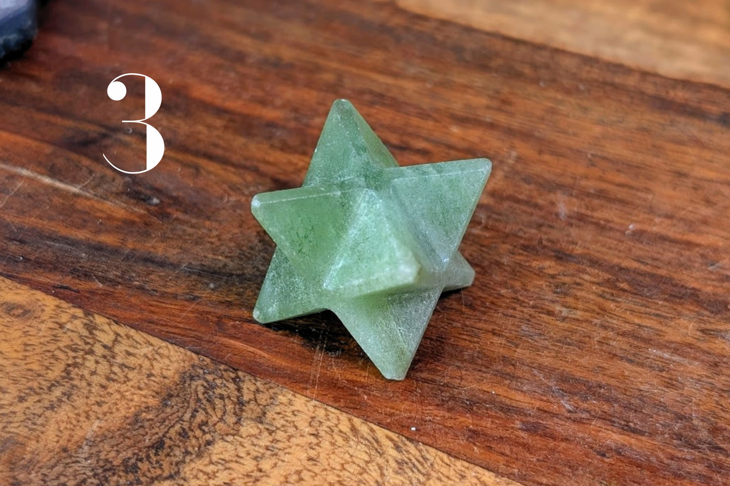 Green Aventurine Star Tetrahedron