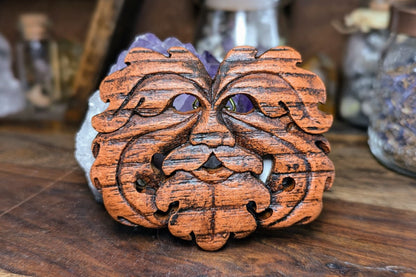 Green Man Mini Plaque