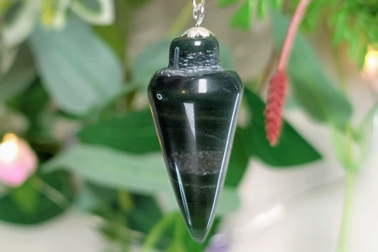 Green Quartz Pendulum - Cone