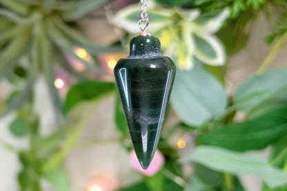 Green Quartz Pendulum - Cone