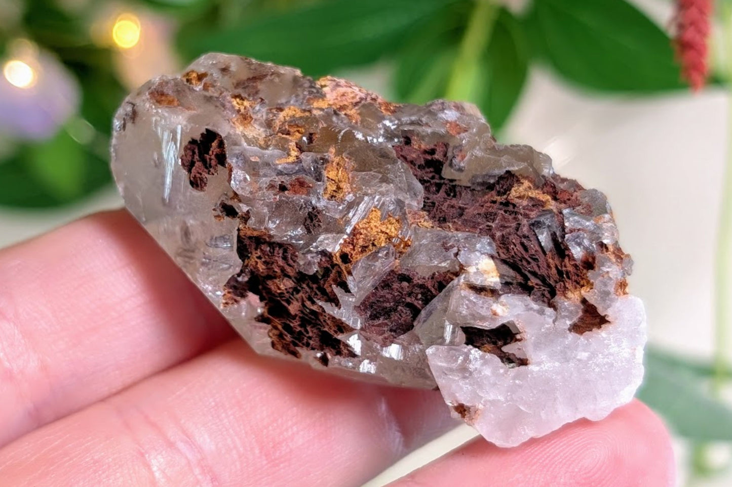 Harlequin Quartz Rough Point