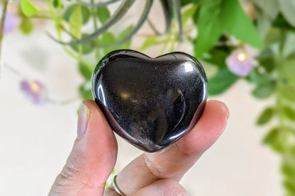 Hematite Heart 2"