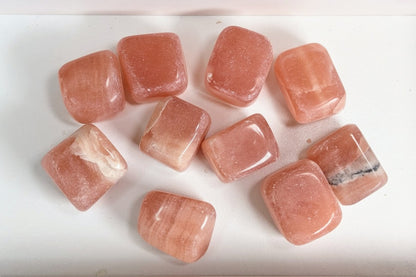 Strawberry Calcite Tumbled