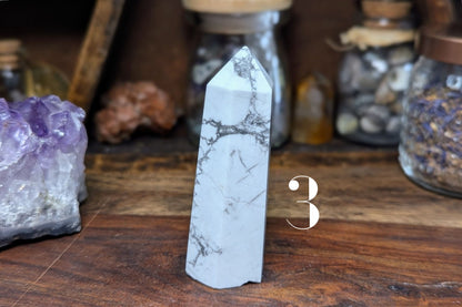 Howlite Point 3"