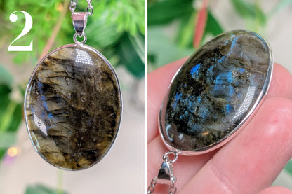 Labradorite Cabochon Necklace