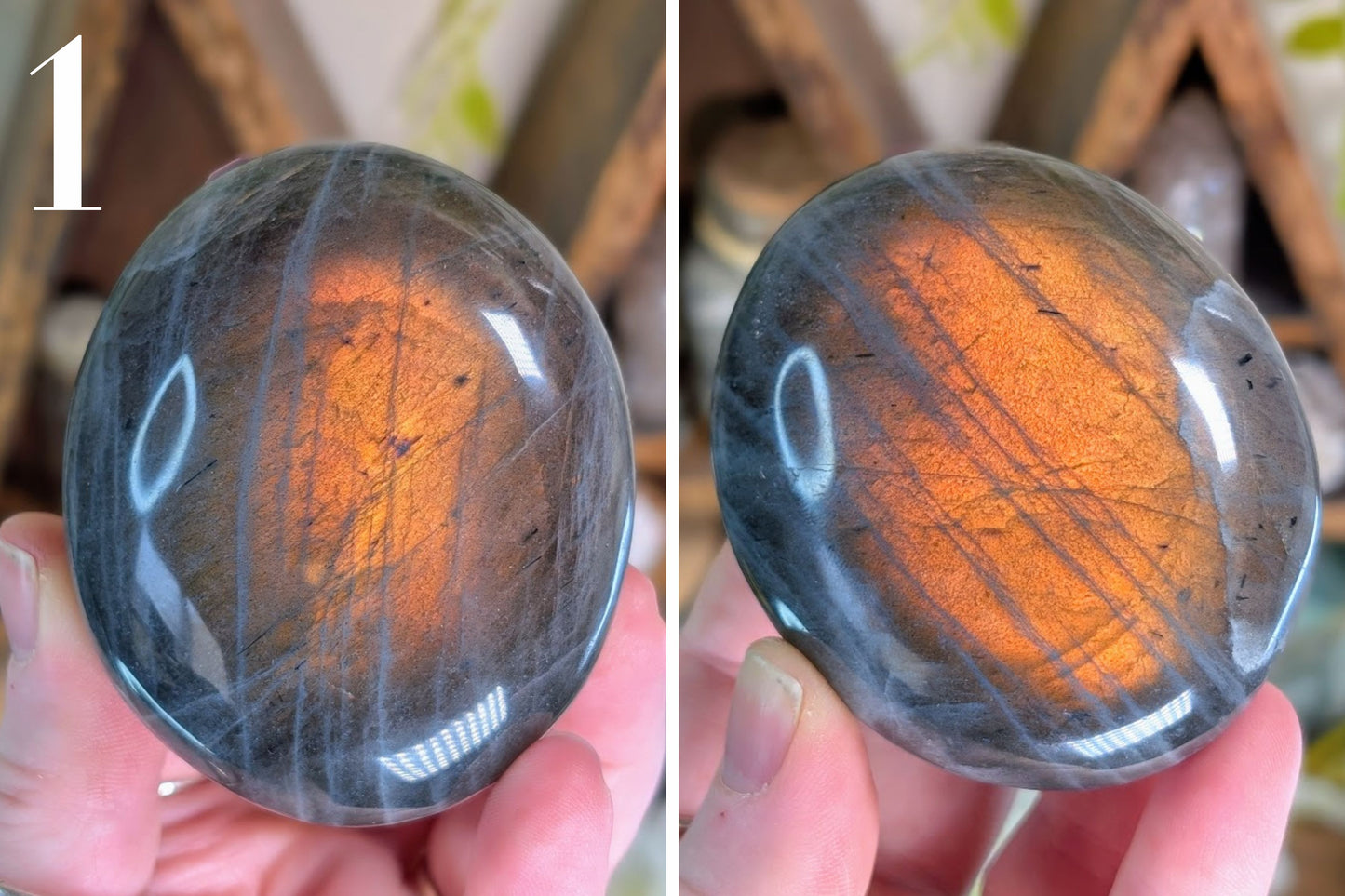 Labradorite Palm Stone