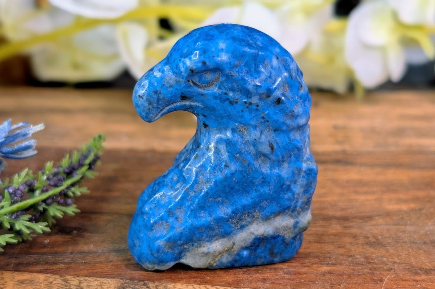 Lapis Lazuli Eagle Head