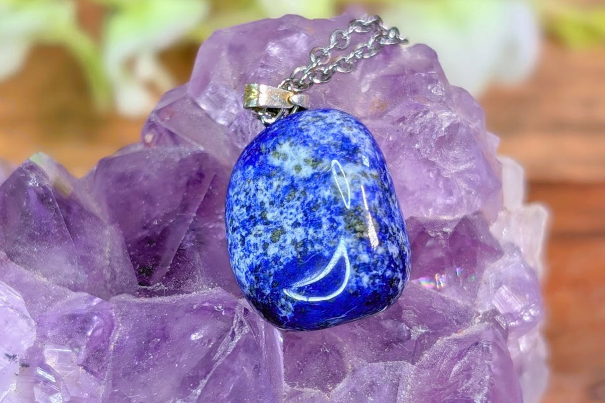 Lapis Lazuli Tumbled Necklace