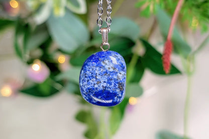 Lapis Lazuli Tumbled Necklace