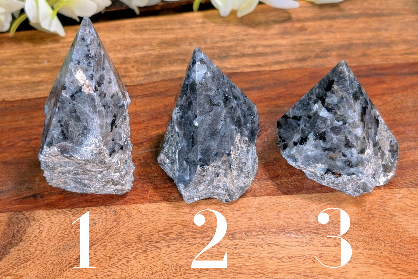 Larvikite Polished Top Point