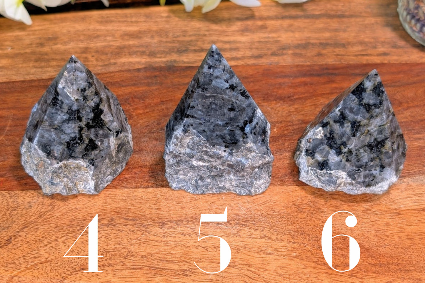 Larvikite Polished Top Point