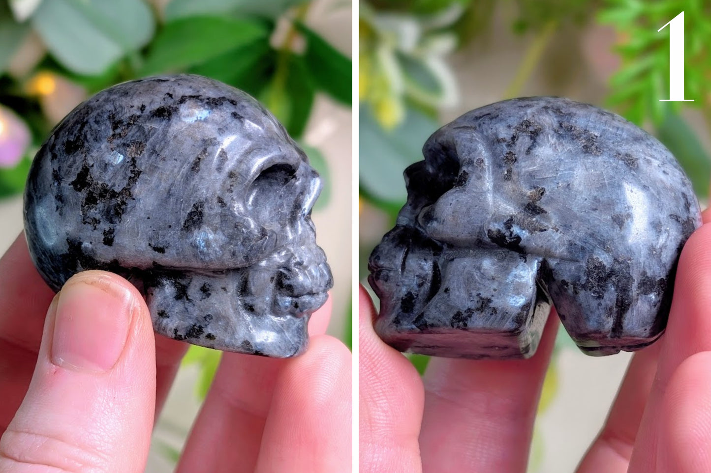Larvikite Skull