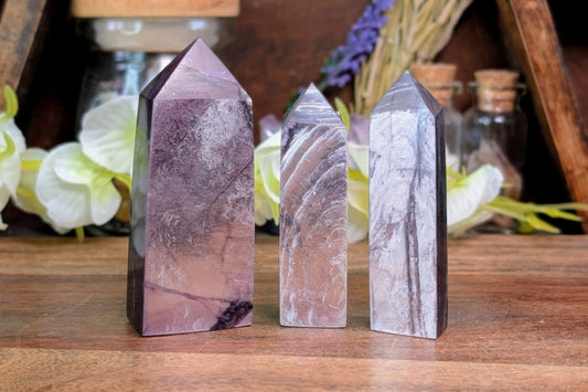 Lepidolite Mica Point