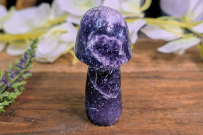 Lepidolite Mushroom