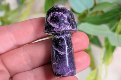 Lepidolite Mushroom