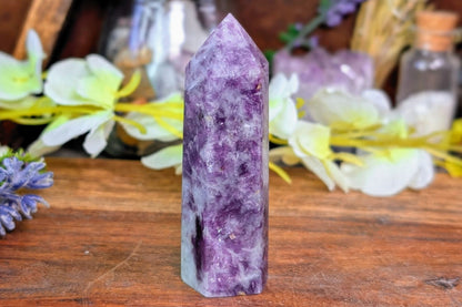 Lepidolite Point