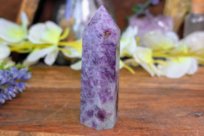 Lepidolite Point