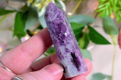 Lepidolite Point