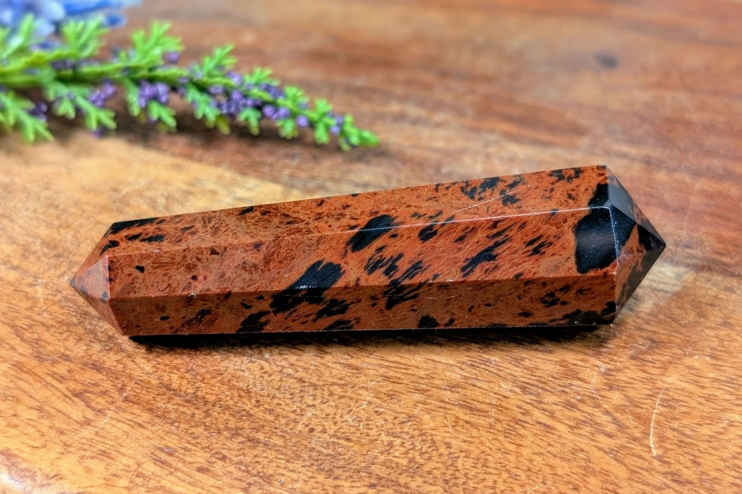 Mahogany Obsidian Mini Wand