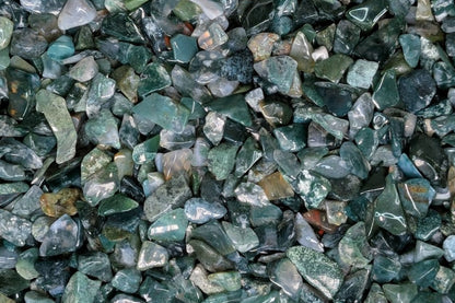 Moss Agate Chips - 2 oz Bag
