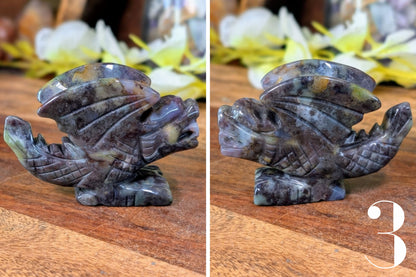 Moss Agate Dragon